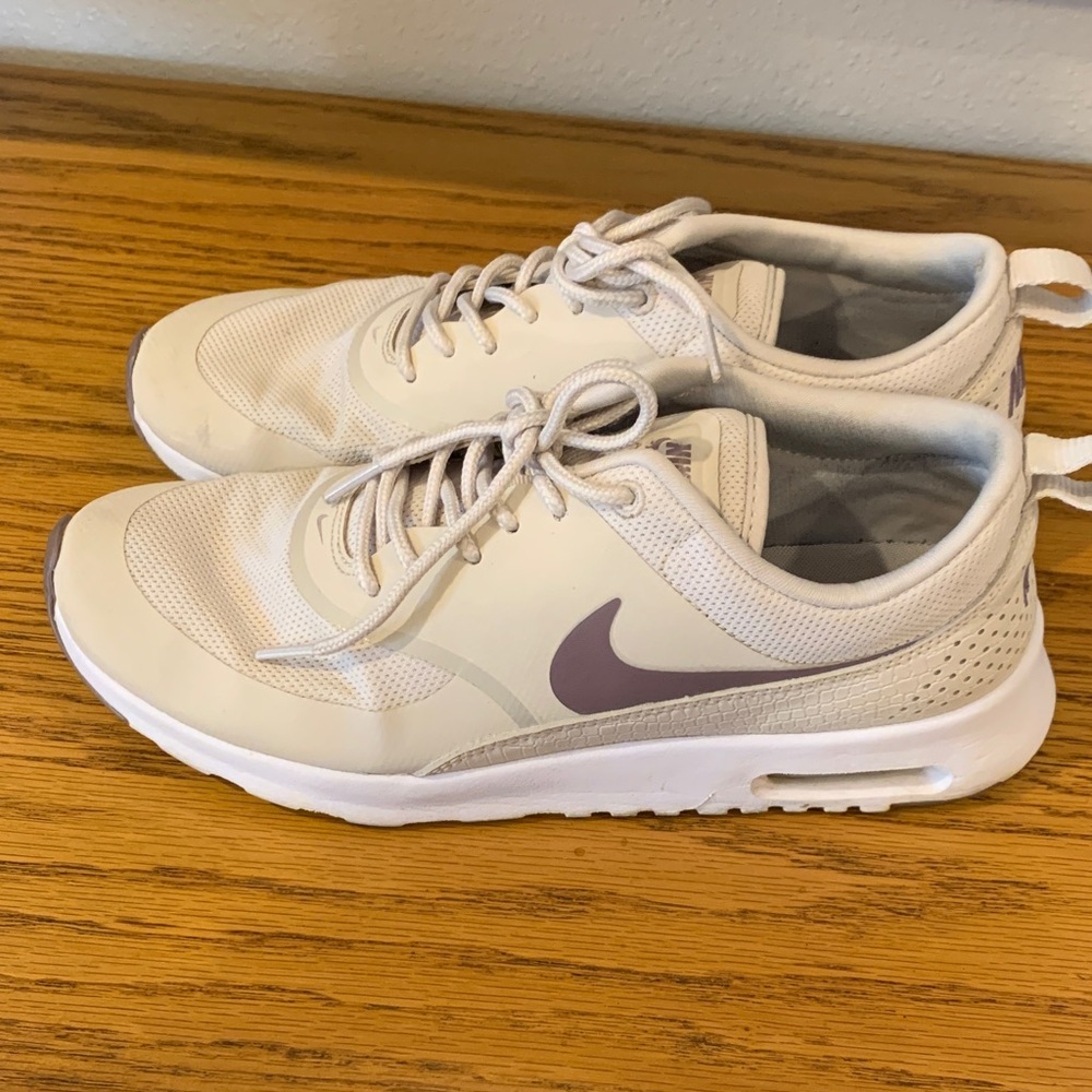 Nike Off-White and Lavender Sneakers